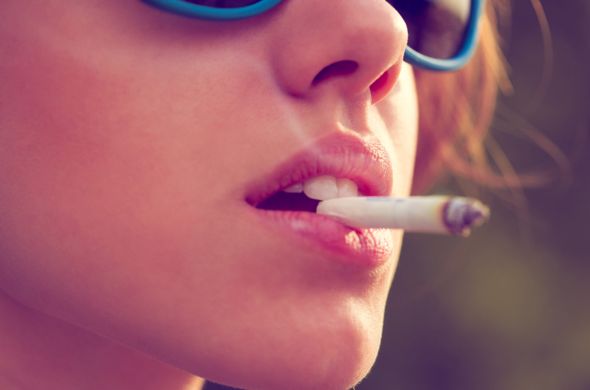 La bouche du patient fumeur